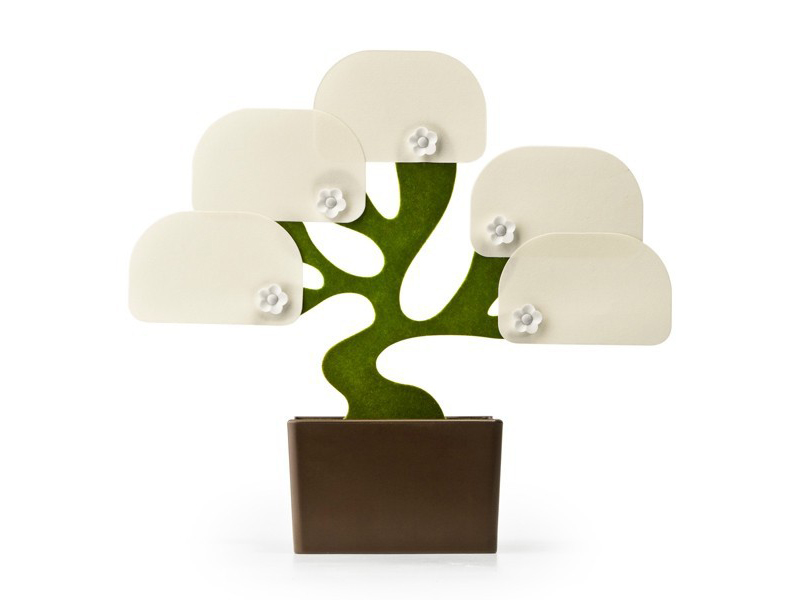 Desk Bonsai Storage Box & Note Plate Tree