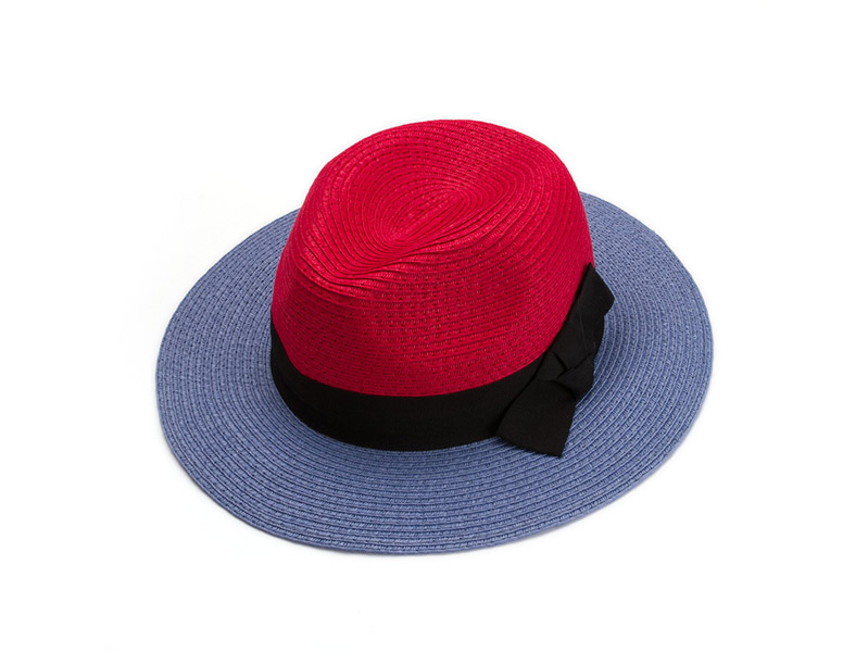 2-tone straw hat