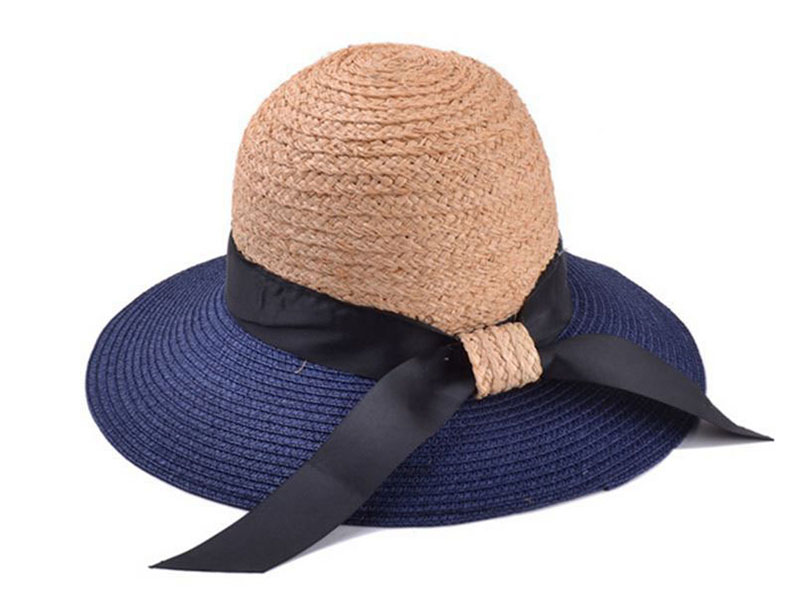 2-tone straw hat