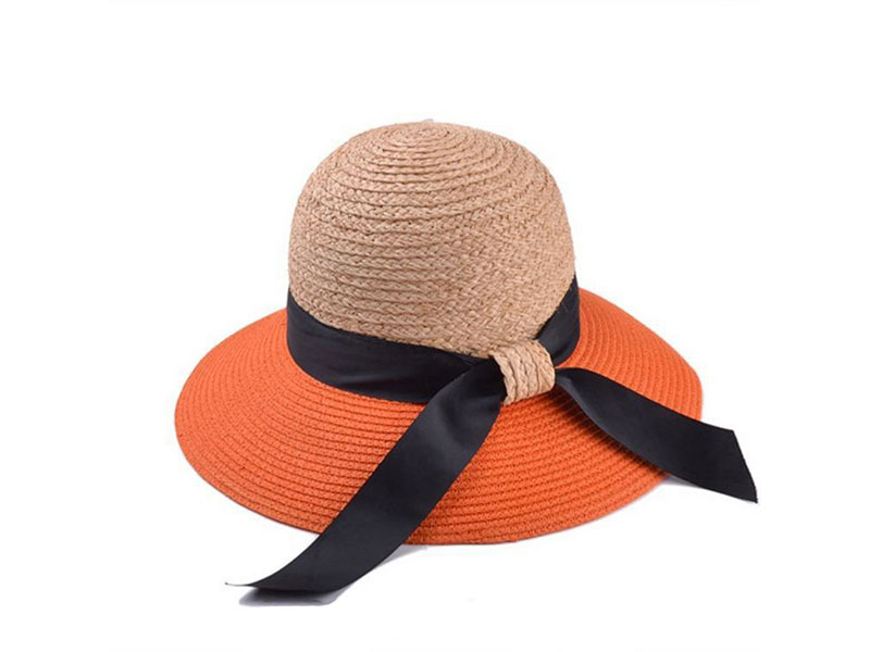 2-tone straw hat