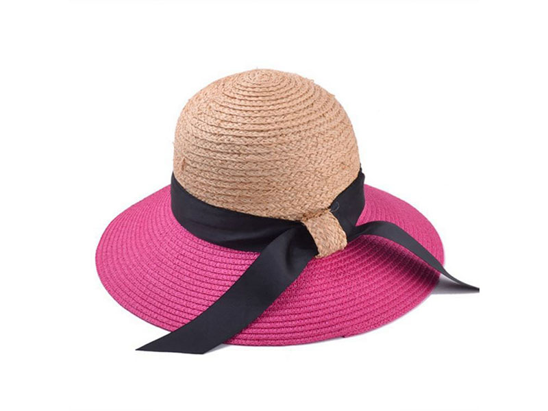 2-tone straw hat