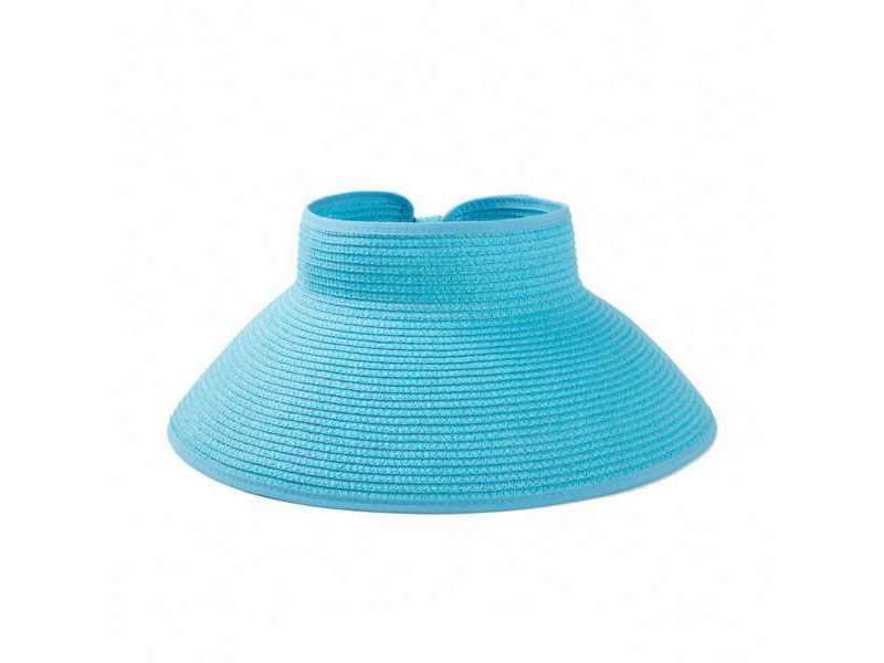 FOLDABLE STRAW VISOR HAT