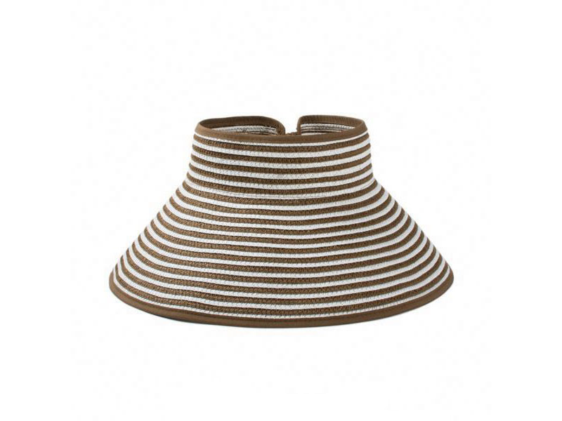 FOLDABLE STRAW VISOR HAT