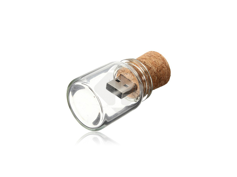 Jar with Cork USB Flash Drive