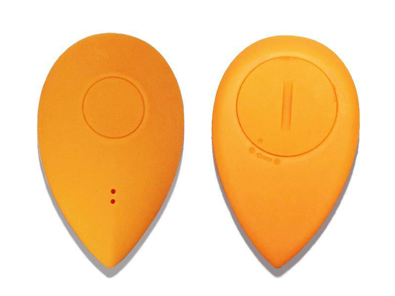 Drop shaped key tracker