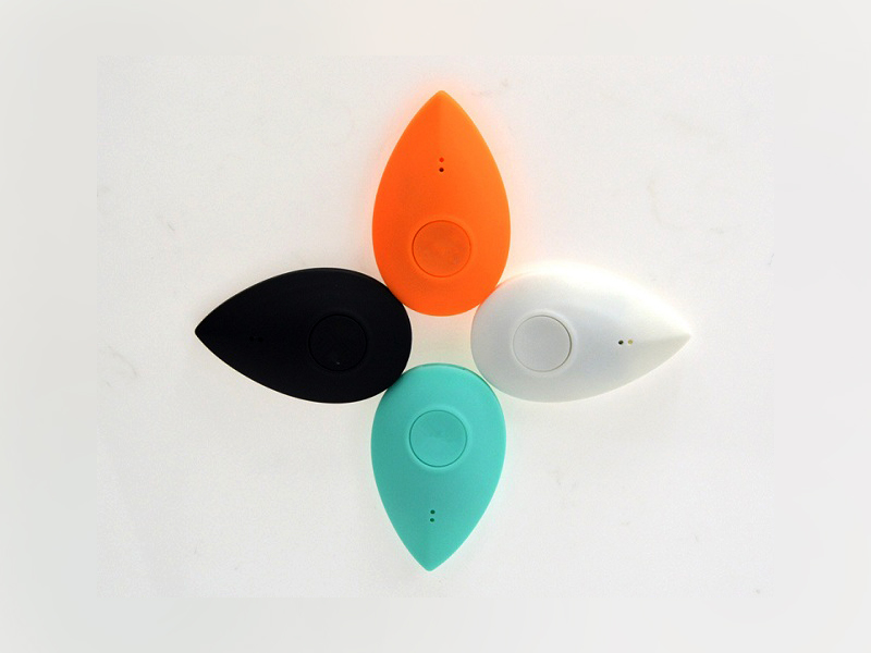 Drop shaped key tracker