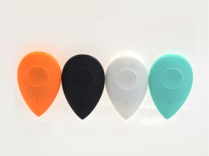 Drop shaped key tracker