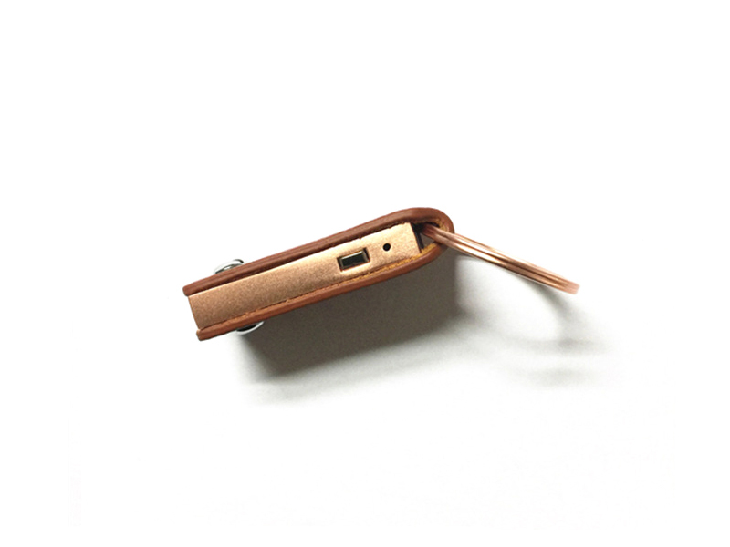Leather Keychain Bluetooth Key Finder