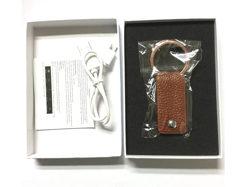 Leather Keychain Bluetooth Key Finder