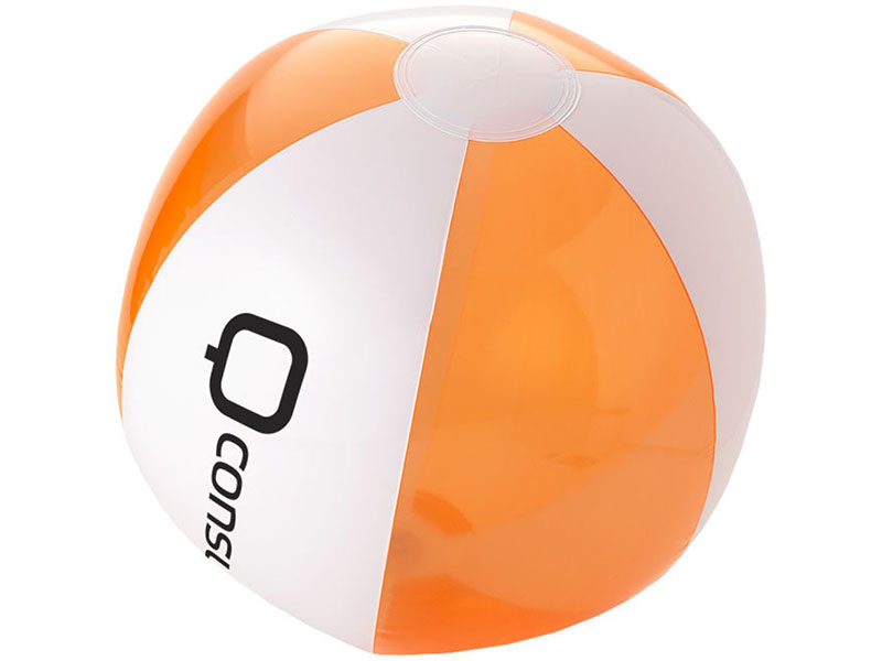 BONDI SOLID-TRANSPARENT BEACH BALL 25cm