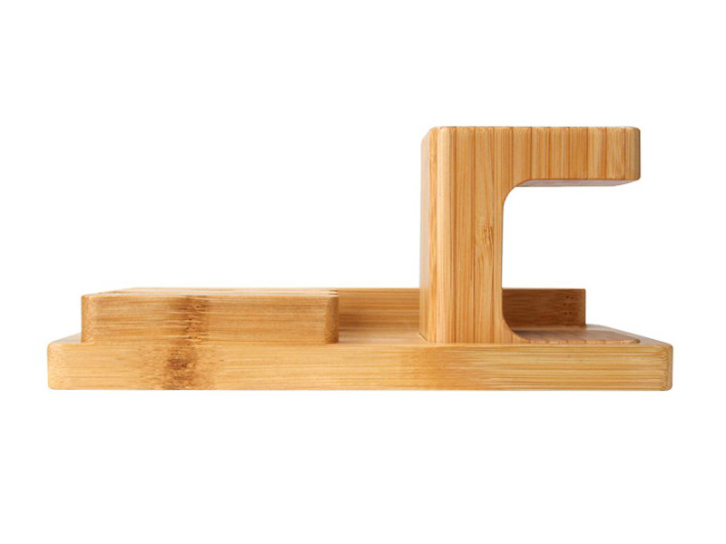 Bamboo Wood Station Charging Dock